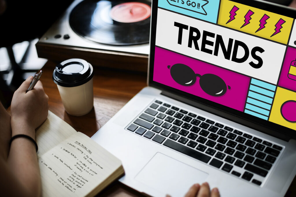 trends on the website