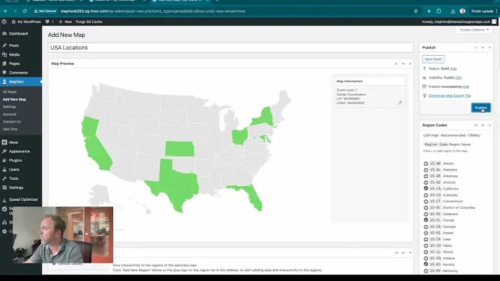 Mapgeoqq backend wordpress