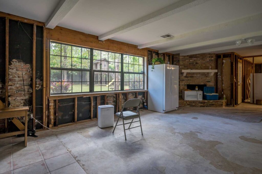 water damage restoration