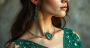green kyanite jewelry