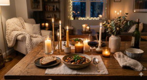 Elevated Living at Home: From Candle Décor to Gourmet Comfort Foods