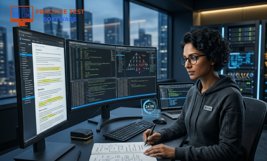 Girl using a computer.