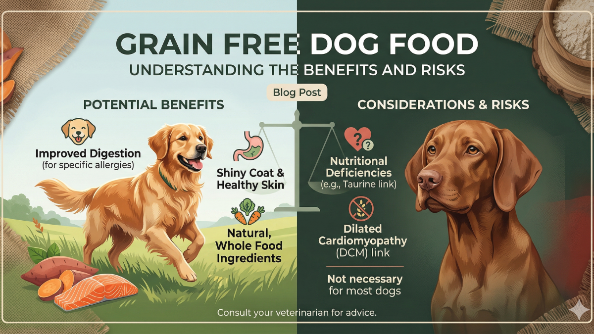 Grain Free Dog Food: Understanding the Benefits and Risks