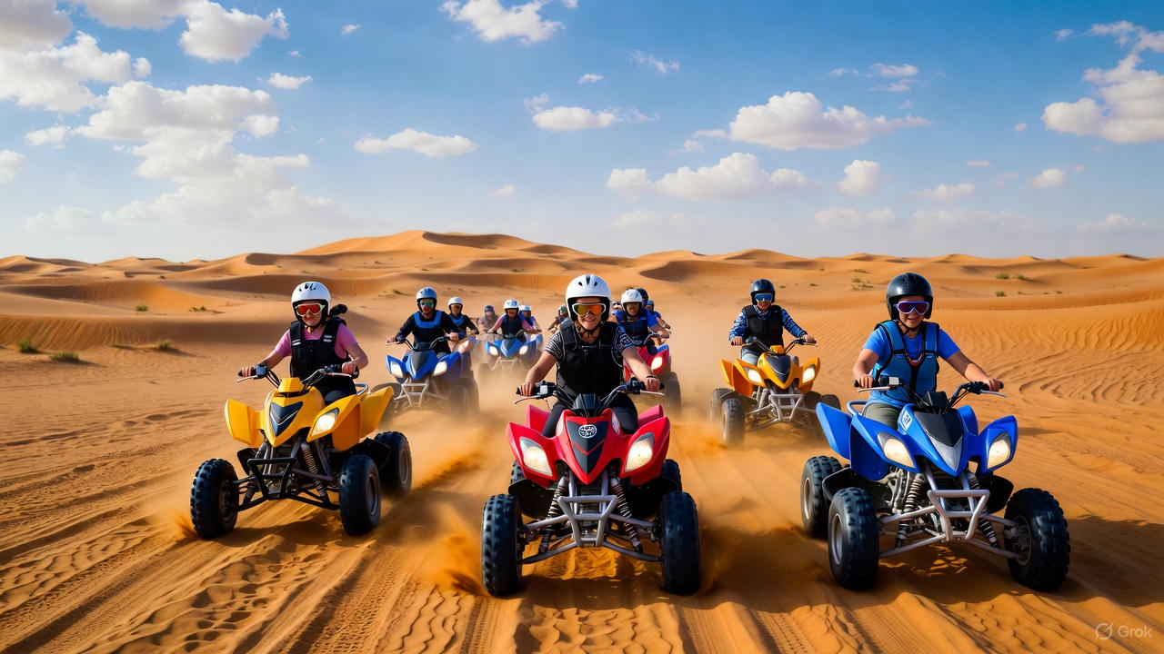 Quad Biking in Dubai: Pure Adrenaline on the Red Dunes
